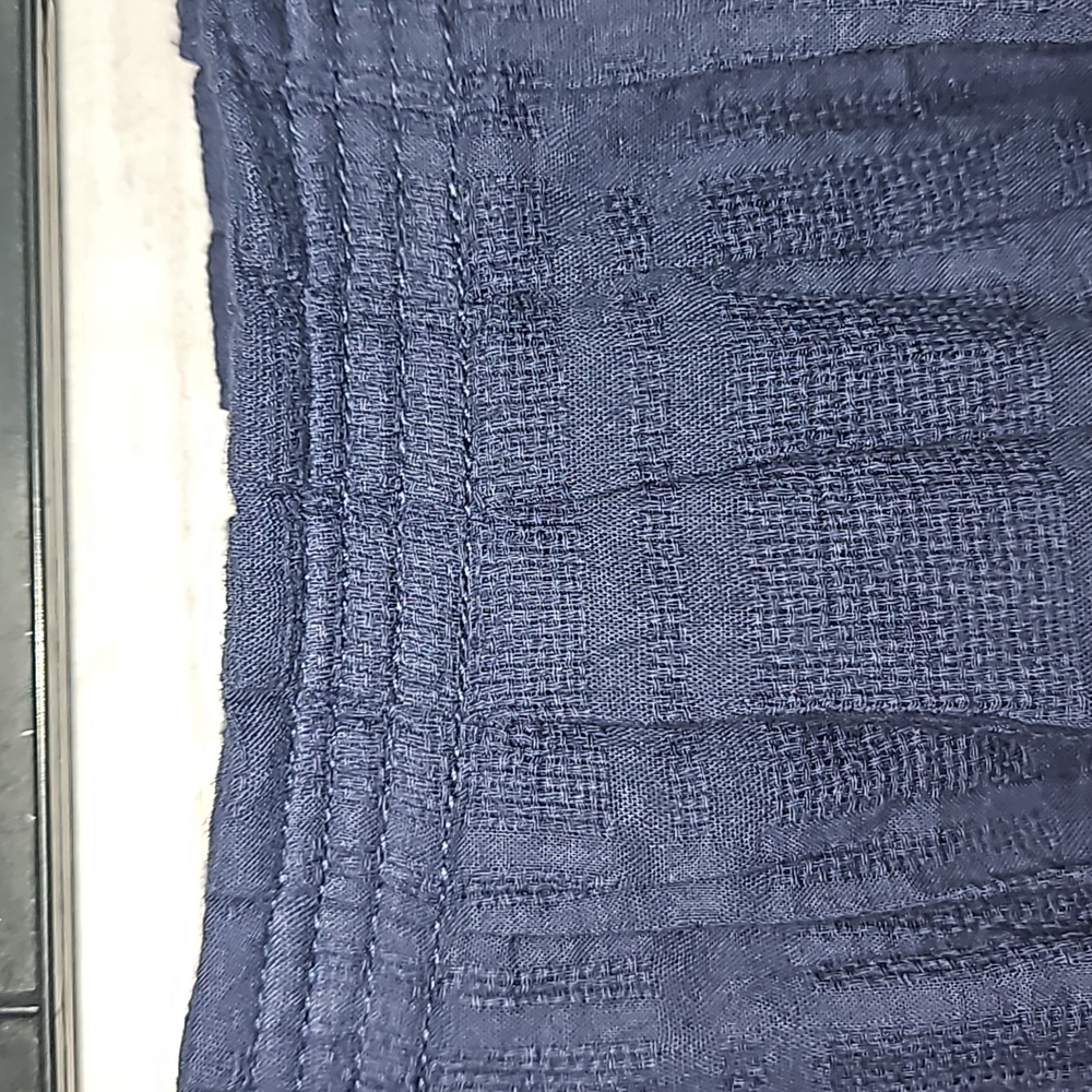 Anthropologie Darlene Dobby Button Cotton Skirt - Size 14 - Picture 5 of 9